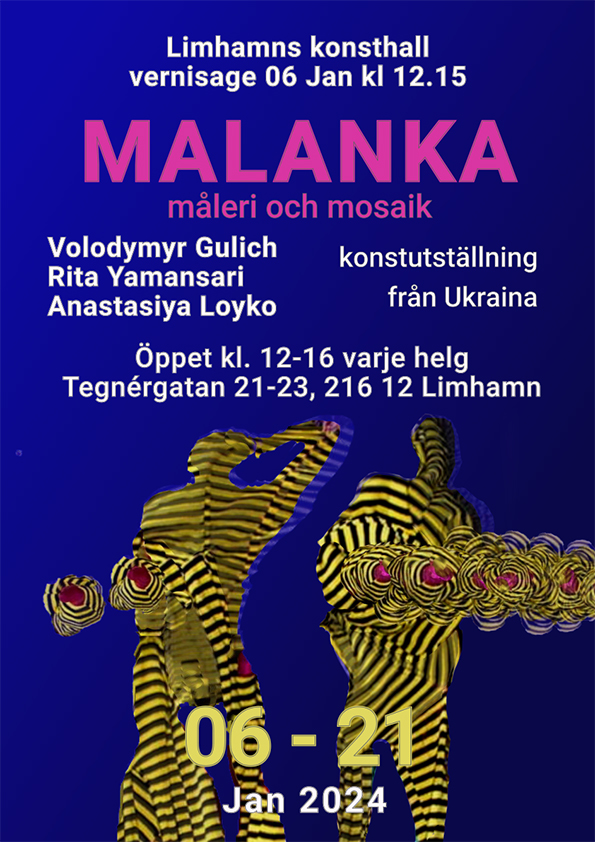 exhibition of Ukrainian artists Malanka in Sweden
